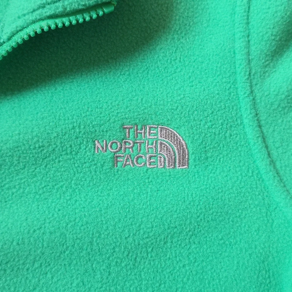 The North Face Girl's‎ Size Large Vibrant Green Full Zip Jacket